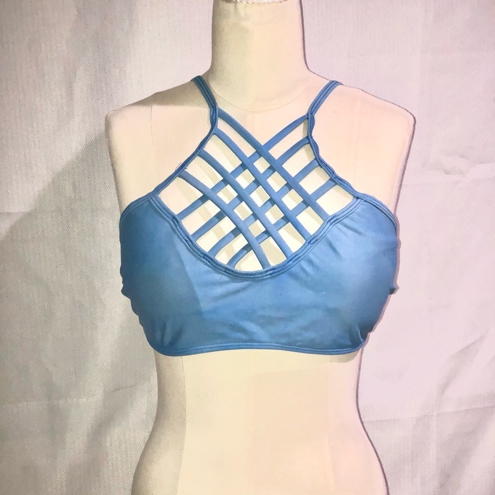 Tinibikinis Bikinis Blue, Stripes and Pink XL - Picture 2 of 14
